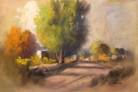 Tahir Bilal Ummi, 20 x 30 Inch, Oil on Canvas, Landscape Painting, AC-TBL-045